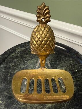 Solid Brass Pineapple Soap Dish